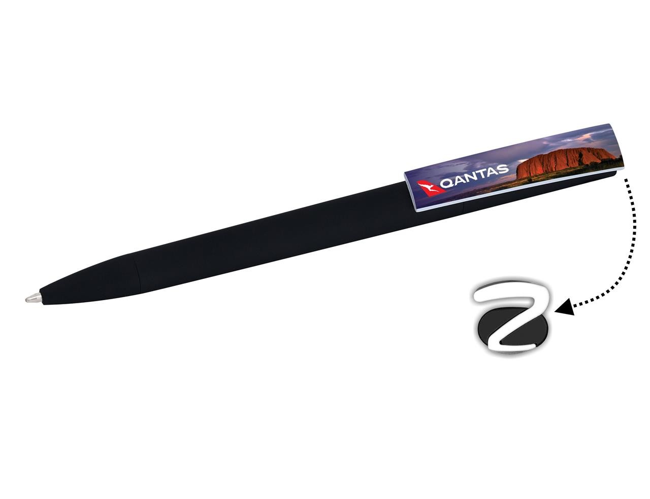 branded Zee Pen, from our range of promotional Plastic Promotional Pens