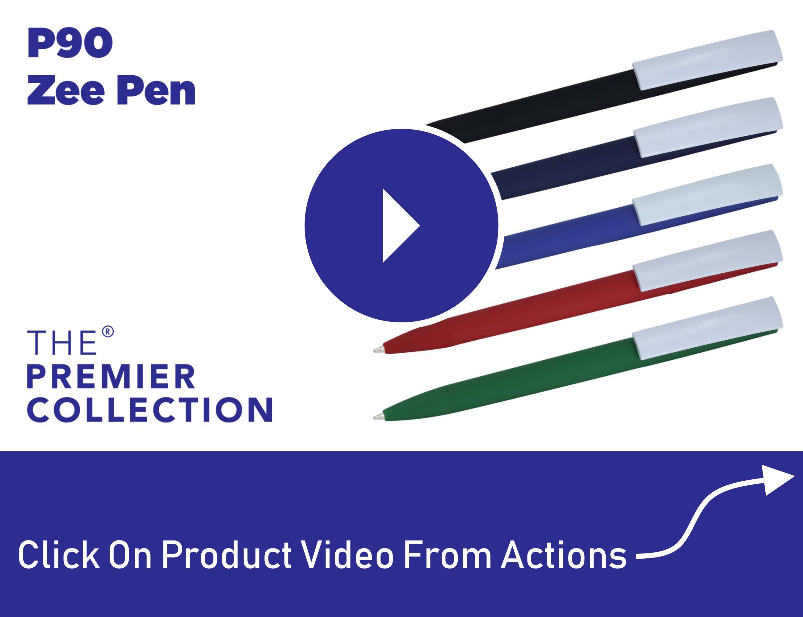 branded Zee Pen, from our range of promotional Plastic Promotional Pens