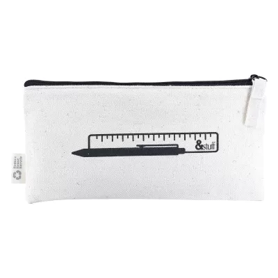 branded Calico Pencil Case 10cm x 21cm, from our range of promotional Pencil Cases