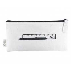 branded Calico Pencil Case 10cm x 21cm, from our range of promotional Pencil Cases