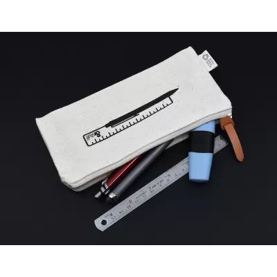 branded Calico Pencil Case 10cm x 21cm, from our range of promotional Pencil Cases