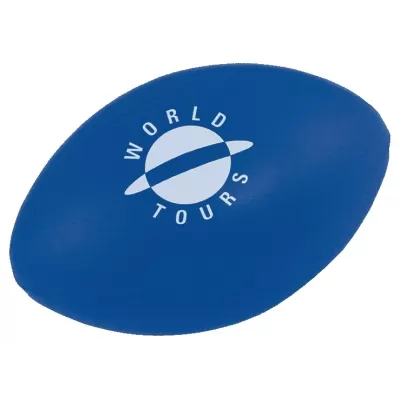 branded Stress Rugby Ball, Solid Colour, from our range of promotional Stress Balls