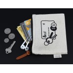 Shopping Tote Bags  - Calico Card &amp; Key Pouch 12.5cm x 17cm