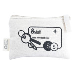 Shopping Tote Bags  - Calico Card &amp; Key Pouch 8.5cm x 13cm