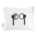 branded Calico Earphone Pouch 12.5cm x 17cm, from our range of promotional Shopping Tote Bags