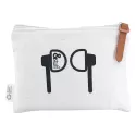 branded Calico Earphone Pouch 12.5cm x 17cm, from our range of promotional Shopping Tote Bags