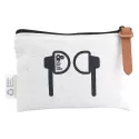 branded Calico Earphone Pouch 8.5cm x 13cm, from our range of promotional Shopping Tote Bags