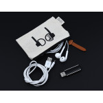 Shopping Tote Bags  - Calico Earphone Pouch 8.5cm x 13cm