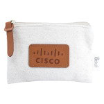 Shopping Tote Bags  - Calico Earphone Pouch 8.5cm x 13cm