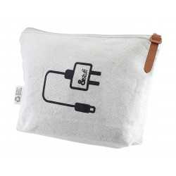 Shopping Tote Bags - Calico Tech Pouch 14.5cm x 22.5cm x 5cm