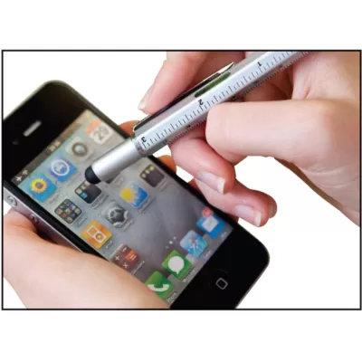 branded DIY Stylus Pen - Silver, from our range of promotional Stylus Pens
