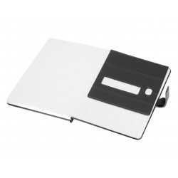 branded Remote Work Notebook w/Stand, Black, from our range of promotional Promotional Journals & Noteboooks
