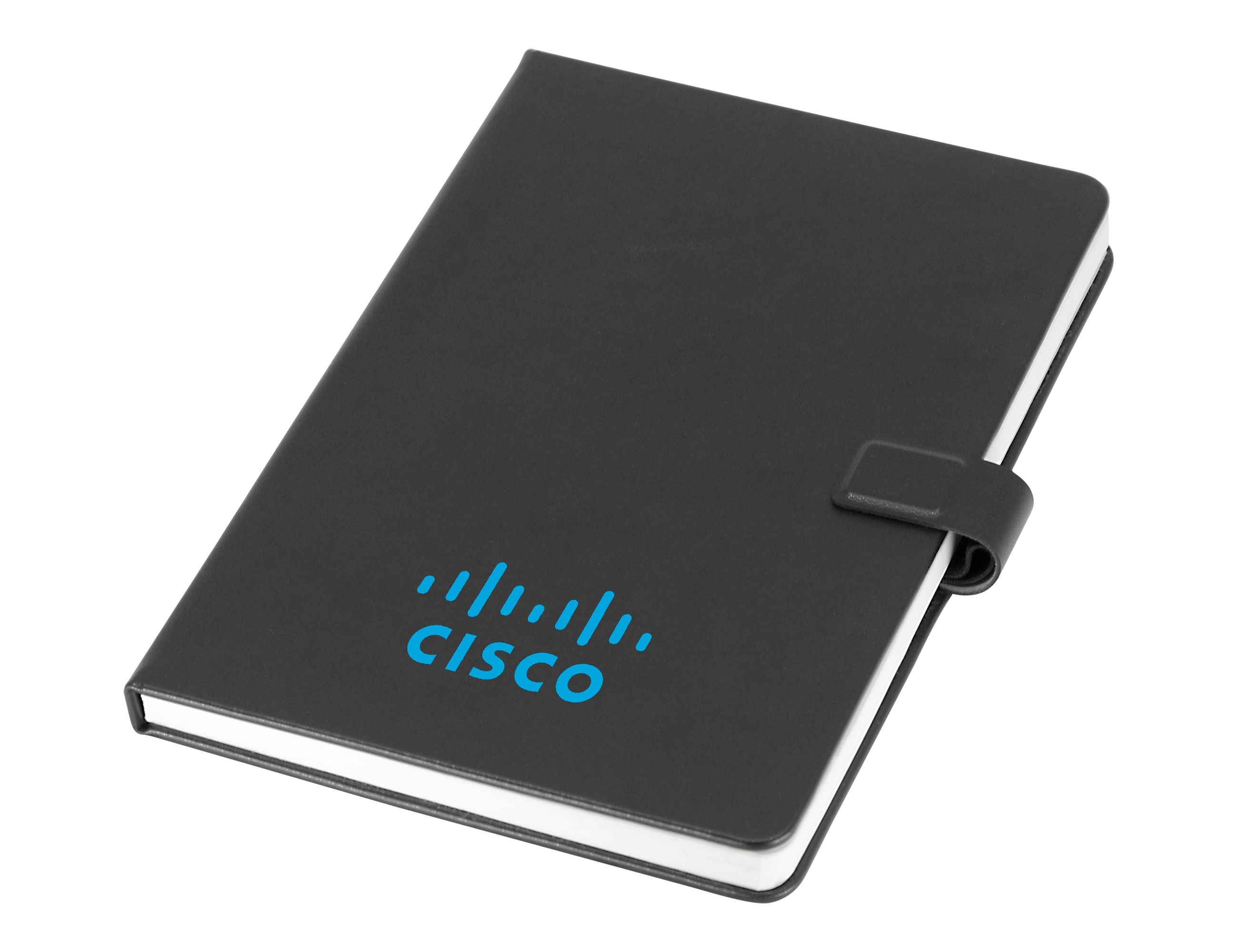 branded Remote Work Notebook w/Stand, Black, from our range of promotional Promotional Journals & Notebooks