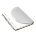 branded Curve Notepad - Mini, from our range of promotional Spiral NoteBooks