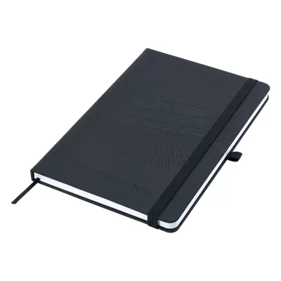 branded Designa Deboss Carnival Notebook A5 Sea, from our range of promotional Promotional Journals & Notebooks