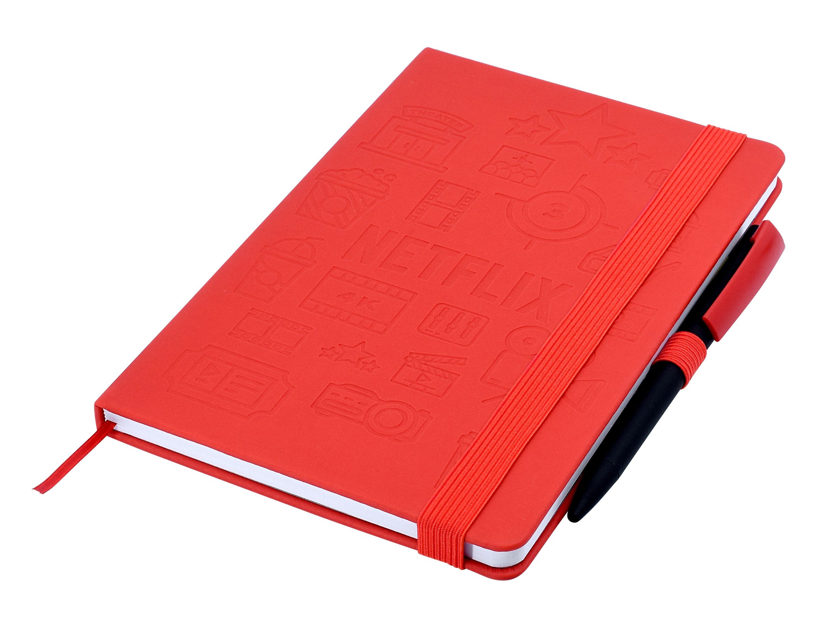 branded Designa Deboss Carnival Notebook A5 Sea, from our range of promotional Promotional Journals & Notebooks