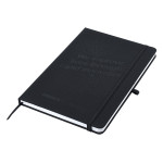 Promotional Journals &amp; Noteboooks - Designa Deboss Linen Notebook A5 Air