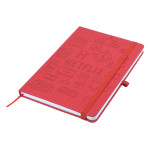 Promotional Journals &amp; Noteboooks - Designa Deboss Linen Notebook A5 Air