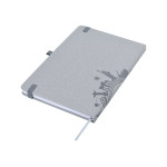 Promotional Journals &amp; Noteboooks - Designa Deboss Linen Notebook A5 Air