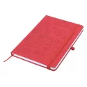 branded Designa Deboss Linen Notebook A5 Sea, from our range of promotional Promotional Journals &amp; Notebooks