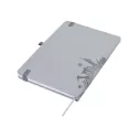 branded Designa Deboss Linen Notebook A5 Sea, from our range of promotional Promotional Journals &amp; Notebooks