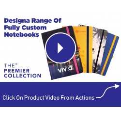 Promotional Journals & Noteboooks - Designa Full Colour Matt Notebook A5 Air