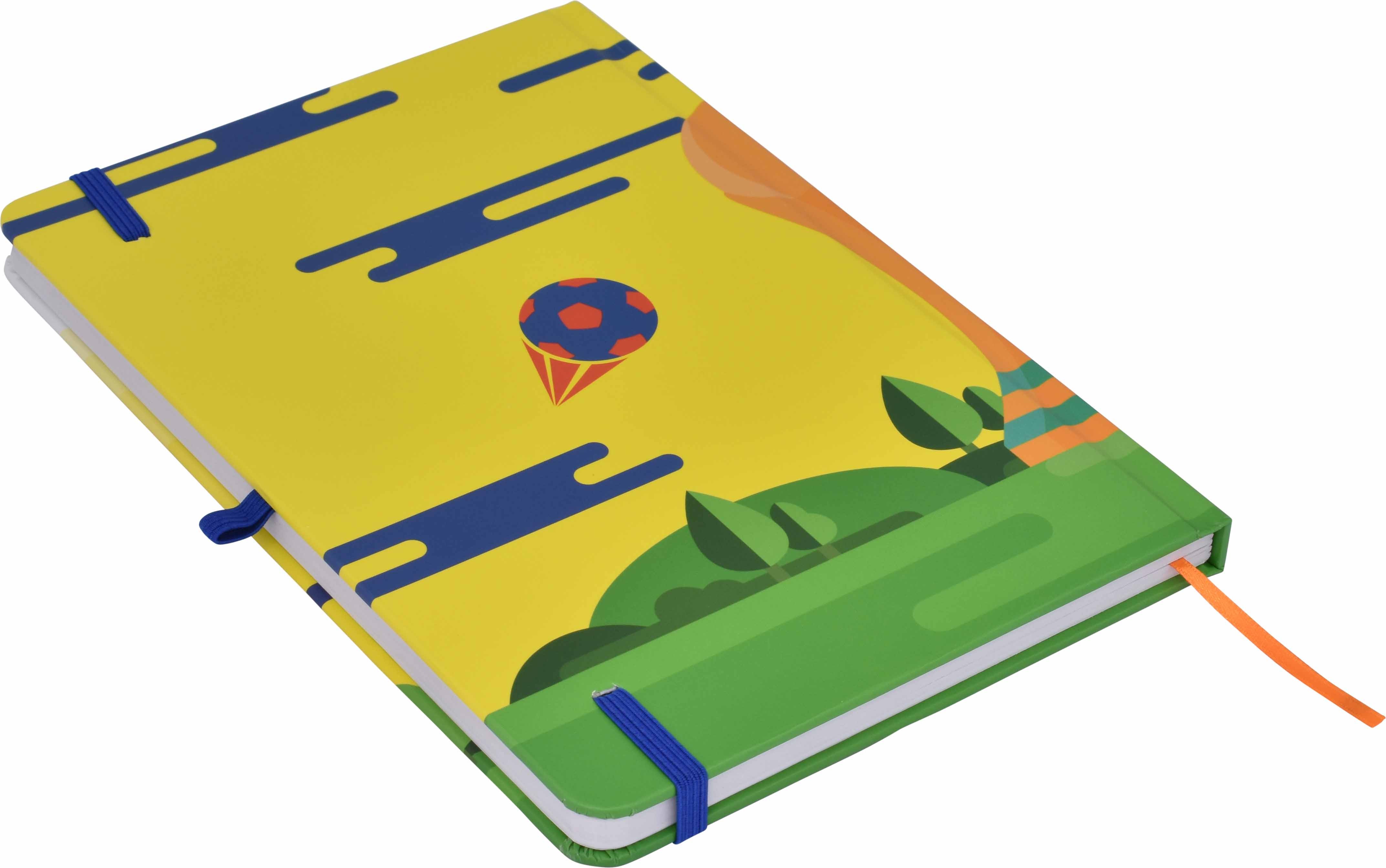 branded Designa Full Colour Matt Notebook A5 Sea, from our range of promotional Promotional Journals & Notebooks
