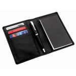 branded San Remo Leather Pocket Jotter, from our range of promotional Spiral NoteBooks