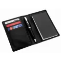 branded San Remo Leather Pocket Jotter, from our range of promotional Spiral NoteBooks