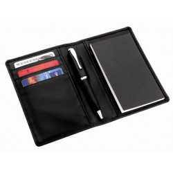 branded San Remo Leather Pocket Jotter, from our range of promotional Spiral NoteBooks
