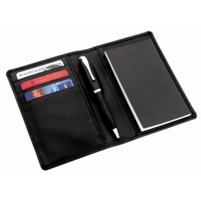branded San Remo Leather Pocket Jotter, from our range of promotional Spiral NoteBooks