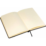 Promotional Journals &amp; Noteboooks - Toronto A5 Notebook,Black/Dark Grey Trim
