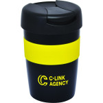 branded Milan Double Wall Mug, from our range of promotional Reusable Coffee Cups - Metal
