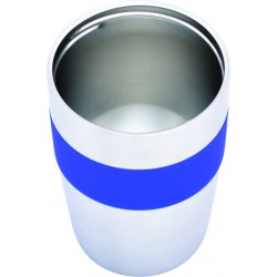 branded Milan Double Wall Mug, from our range of promotional Reusable Coffee Cups - Metal