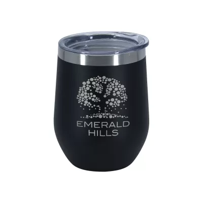 branded Monaco Double Wall Mug, from our range of promotional Reusable Coffee Cups - Metal