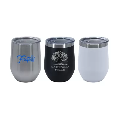 branded Monaco Double Wall Mug, from our range of promotional Reusable Coffee Cups - Metal