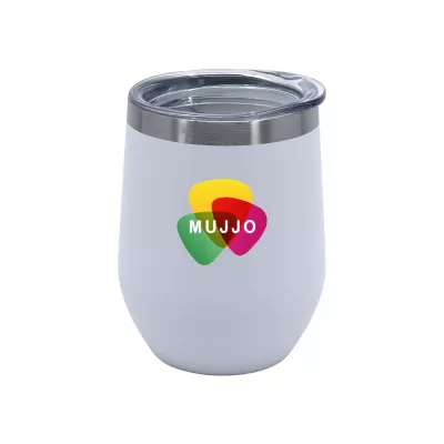 branded Monaco Double Wall Mug, from our range of promotional Reusable Coffee Cups - Metal