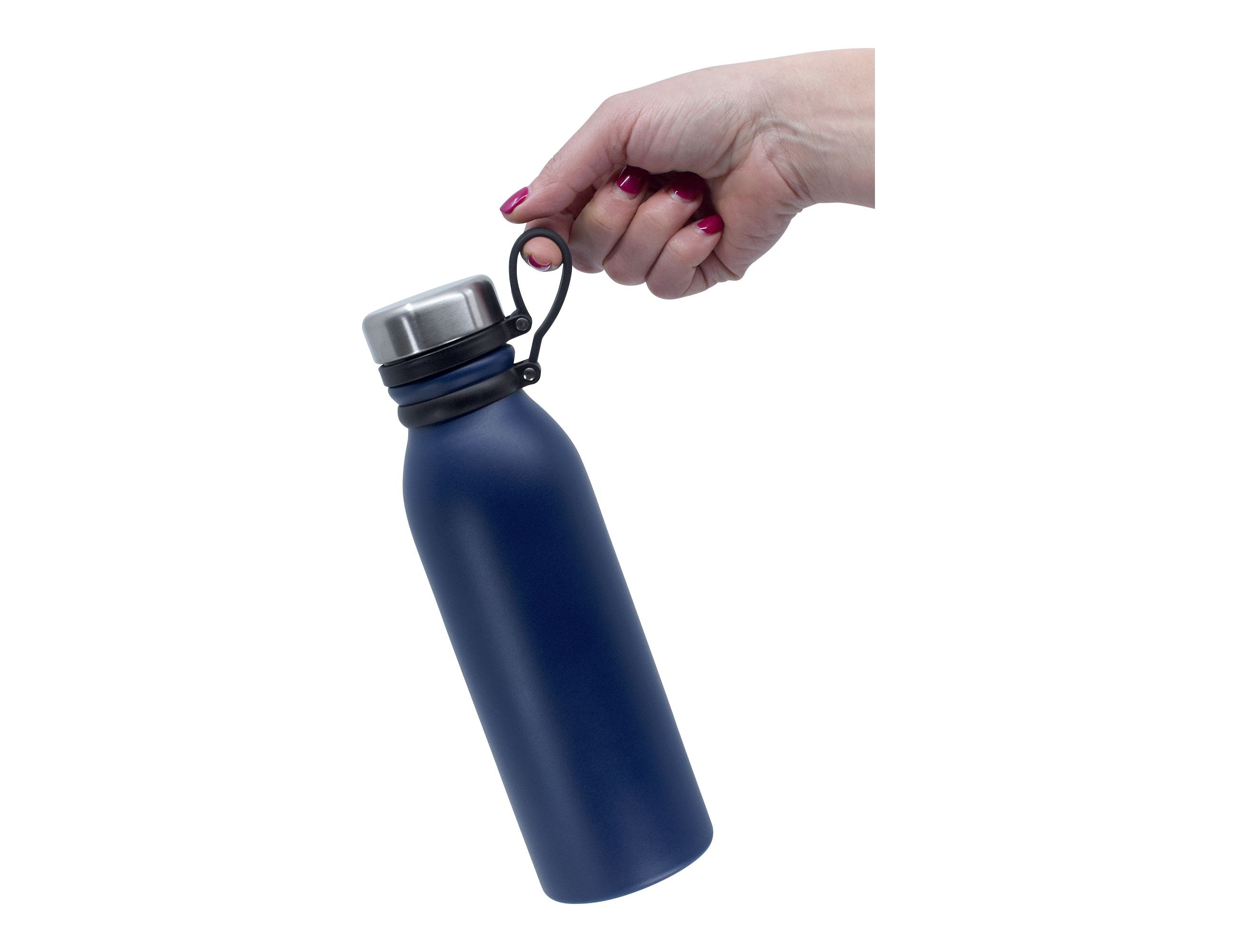 branded Andorra 600ml Vacuum Flask, from our range of promotional Drink Bottles - Metal