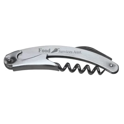 branded Toledo Corkscrew/Bottle Opener, from our range of promotional Bottle Openers