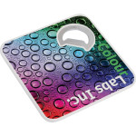 branded Bottle Bud Opener-Coaster (new style), from our range of promotional Bottle Openers