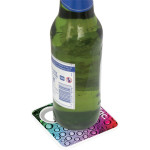 branded Bottle Bud Opener-Coaster (new style), from our range of promotional Bottle Openers