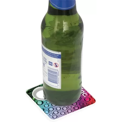 branded Bottle Bud Opener-Coaster (new style), from our range of promotional Bottle Openers