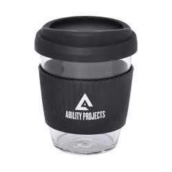 branded Cafe Cup Large - 390ml, from our range of promotional Reusable Coffee Cups - Glass