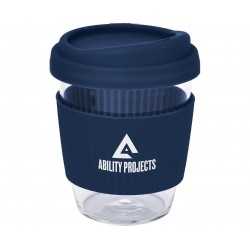 branded Cafe Cup Large - 390ml, from our range of promotional Reusable Coffee Cups - Glass