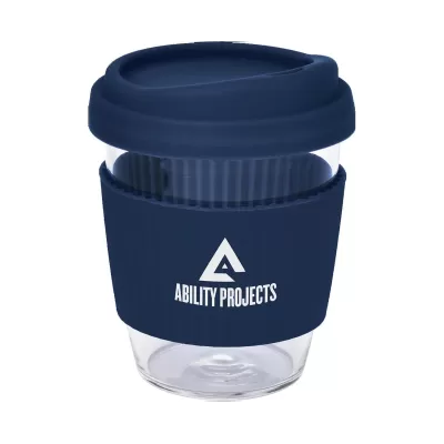 branded Cafe Cup Large - 390ml, from our range of promotional Reusable Coffee Cups - Glass