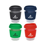 branded Cafe Cup Large - 390ml, from our range of promotional Reusable Coffee Cups - Glass