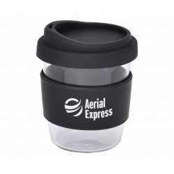 branded Cafe Cup Medium - 290ml, from our range of promotional Reusable Coffee Cups - Glass