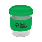 branded Cafe Cup Medium - 290ml, from our range of promotional Reusable Coffee Cups - Glass