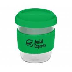 branded Cafe Cup Medium - 290ml, from our range of promotional Reusable Coffee Cups - Glass
