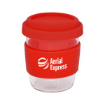 branded Cafe Cup Medium - 290ml, from our range of promotional Reusable Coffee Cups - Glass
